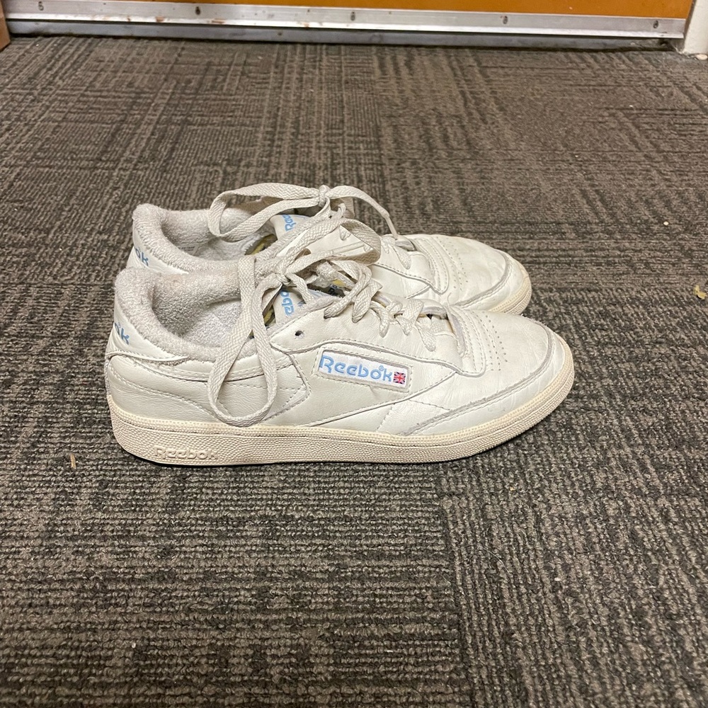 Reebok Light Blue Club C 85 Vintage Shoes
